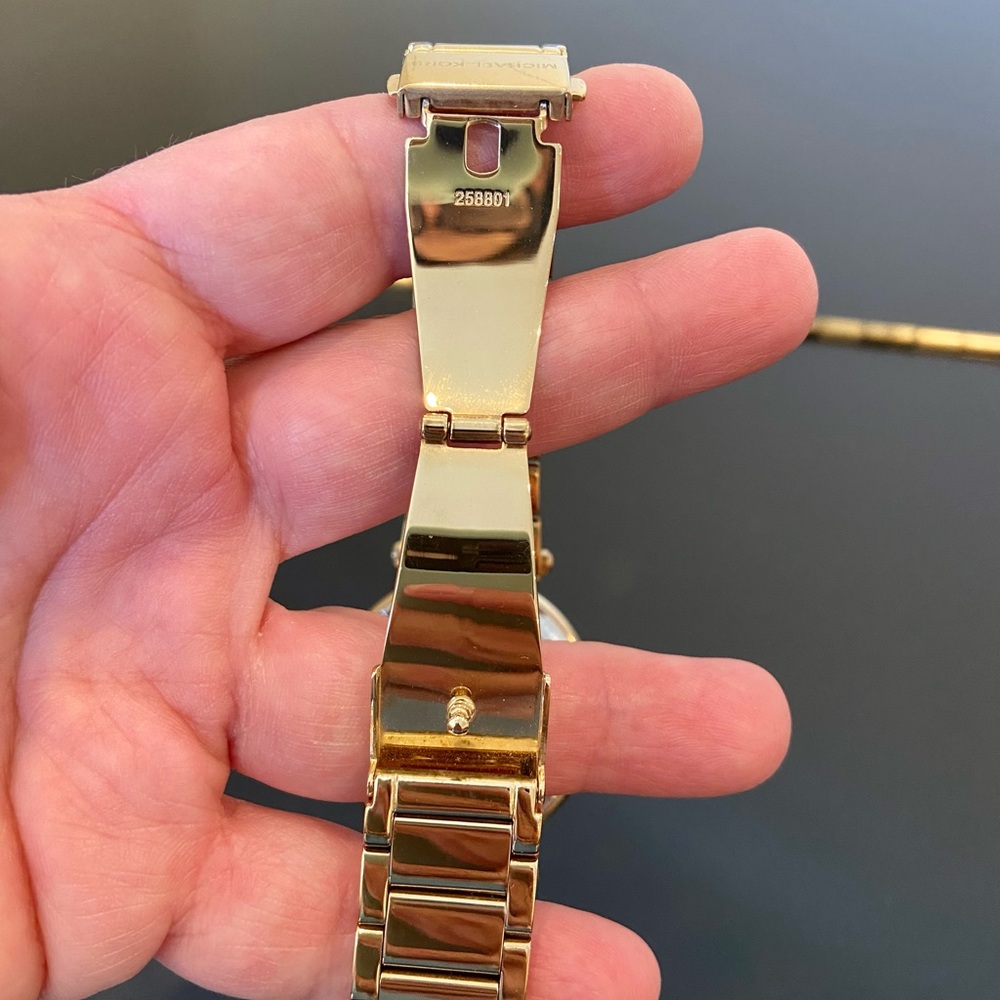 Authentic Michael Kors Gold Plated Chronograph Watch - Picture 16 of 17